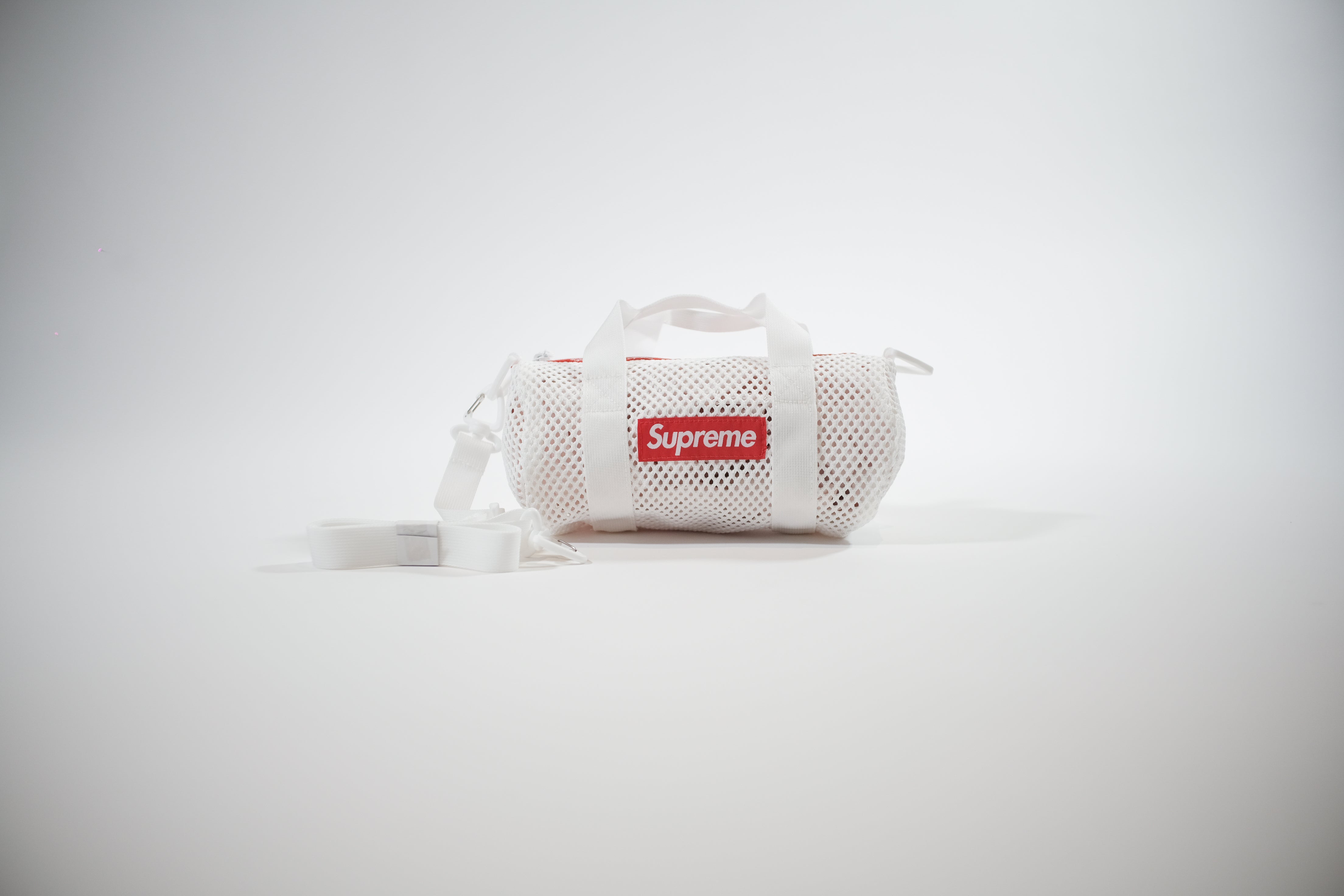 Supreme Mesh Mini Duffle Bag Whitesupreme