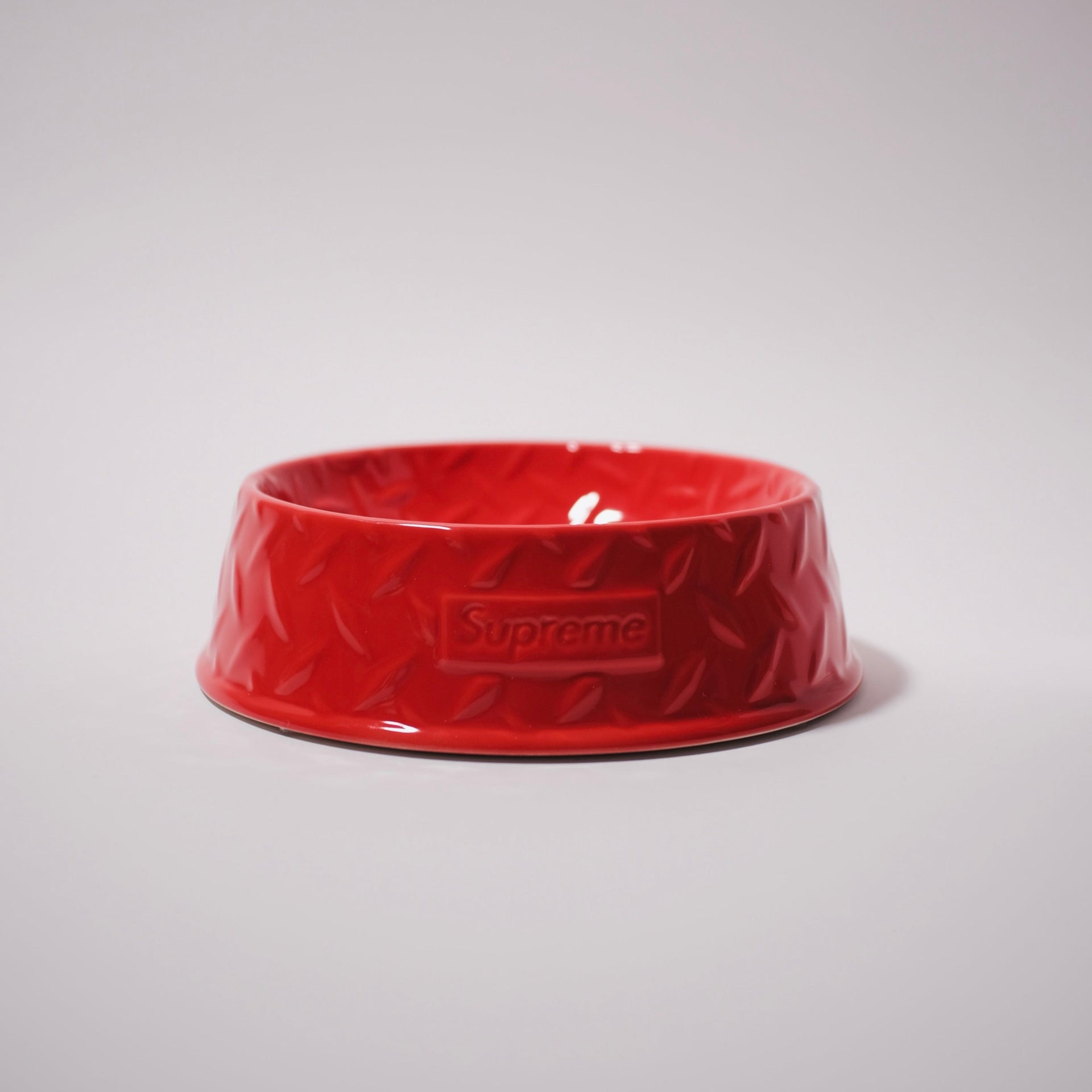 Supreme Drops on X: Supreme Diamond Plate Dog Bowl also releasing